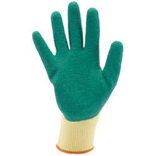 Draper Draper Heavy Duty Latex Coated Work Gloves, Extra Large, Green Dr-82604