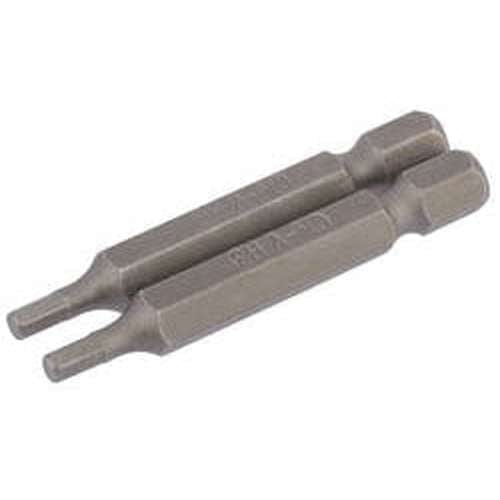 Draper Draper Hexagonal Insert Bit, 3Mm, 1/4" Hex, 50Mm Long (Pack Of 2) Dr-64253