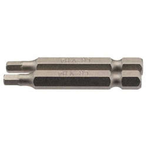 Draper Draper Hexagonal Insert Bit, 4Mm, 1/4" Hex, 50Mm Long (Pack Of 2) Dr-64254