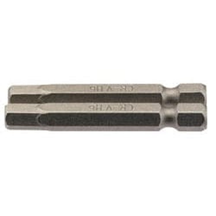 Draper Draper Hexagonal Insert Bit, 6Mm, 1/4" Hex, 50Mm Long (Pack Of 2) Dr-64259