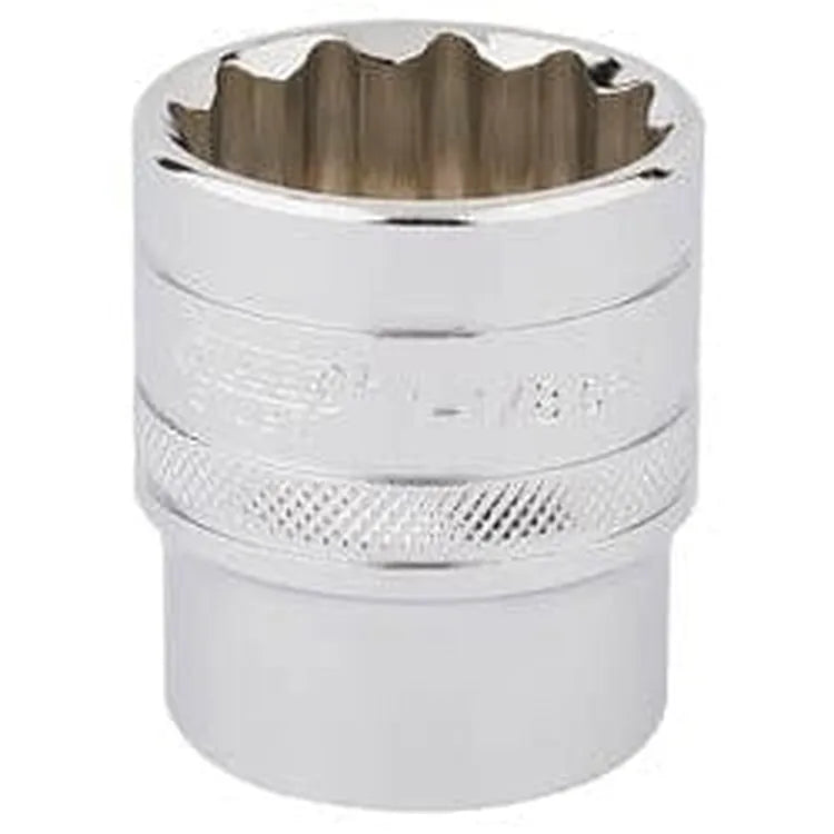 Draper Draper Hi-Torq 12 Point Socket, 1/2" Sq. Dr., 1.1/8" Dr-33727