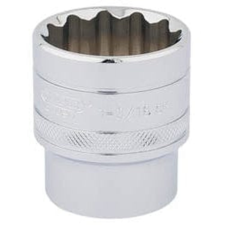 Draper Draper Hi-Torq 12 Point Socket, 1/2" Sq. Dr., 1.3/16" Dr-33728