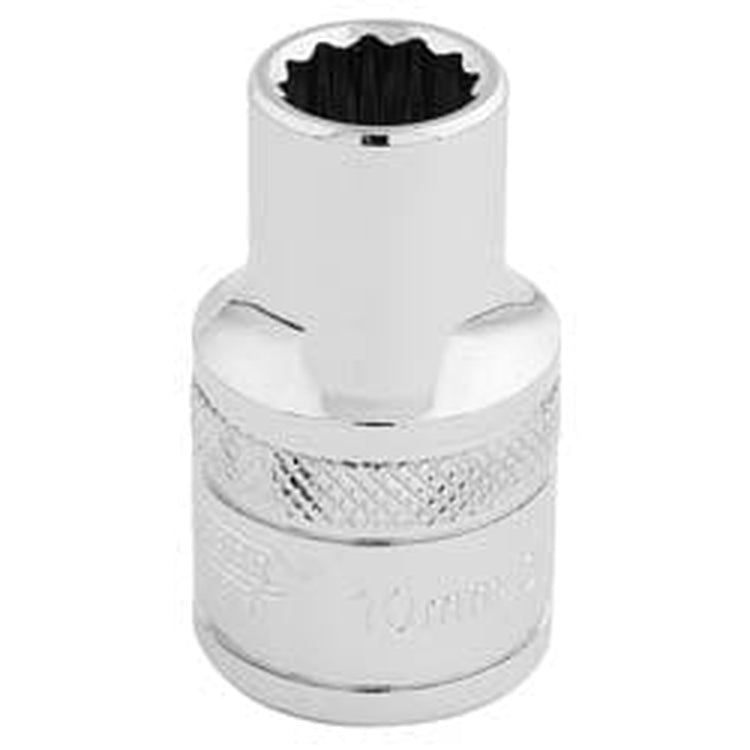 Draper Draper Hi-Torq 12 Point Socket, 1/2" Sq. Dr., 10Mm Dr-33093