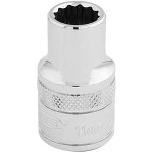 Draper Draper Hi-Torq 12 Point Socket, 1/2" Sq. Dr., 11Mm Dr-33095