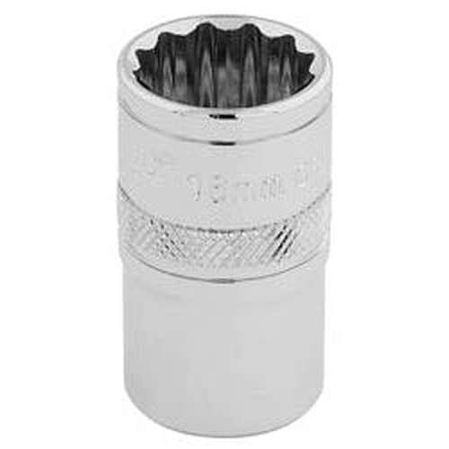 Draper Draper Hi-Torq 12 Point Socket, 1/2" Sq. Dr., 16Mm Dr-33160