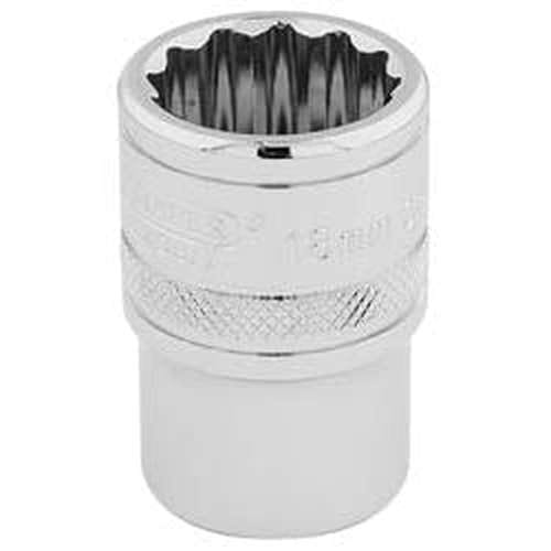 Draper Draper Hi-Torq 12 Point Socket, 1/2" Sq. Dr., 18Mm Dr-33202