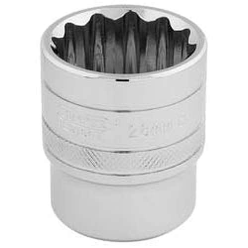 Draper Draper Hi-Torq 12 Point Socket, 1/2" Sq. Dr., 28Mm Dr-33518