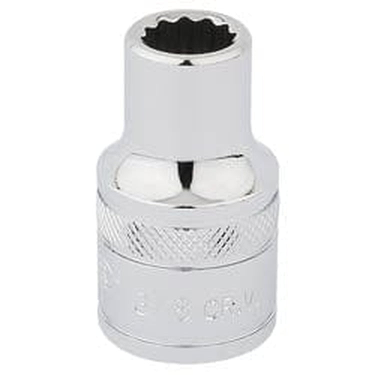 Draper Draper Hi-Torq 12 Point Socket, 1/2" Sq. Dr., 3/8" Dr-33599