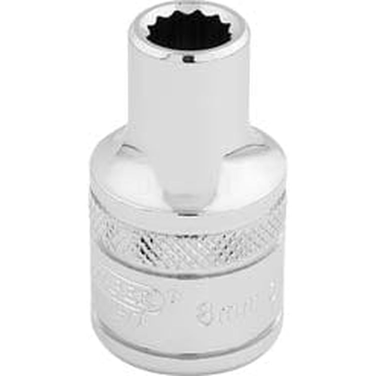 Draper Draper Hi-Torq 12 Point Socket, 1/2" Sq. Dr., 8Mm Dr-33038