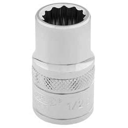 Draper Draper Hi-Torq 12 Point Socket, 3/8" Sq. Dr., 1/2" Dr-49387