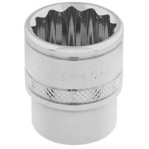 Draper Draper Hi-Torq 12 Point Socket, 3/8" Sq. Dr., 19Mm Dr-32797