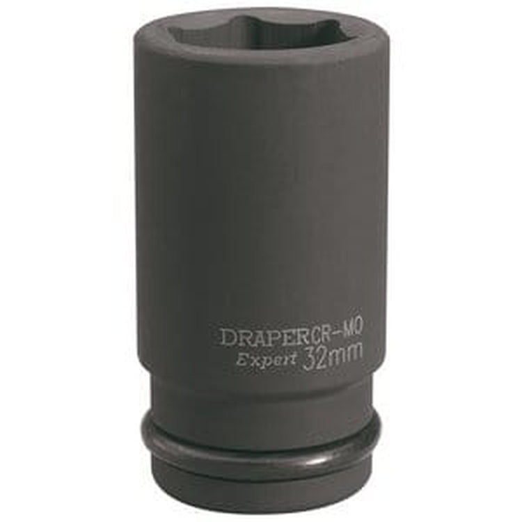 Draper Draper Hi-Torq 6 Point Deep Impact Socket, 3/4" Sq. Dr., 32Mm Dr-71924