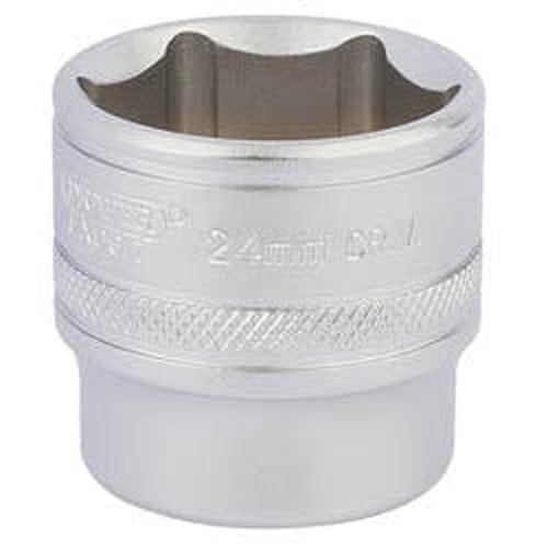 Draper Draper Hi-Torq 6 Point Deep Socket, 3/8" Sq. Dr., 24Mm Dr-17546