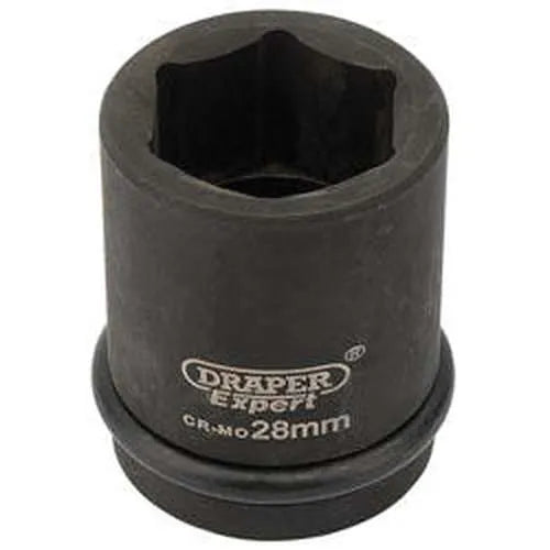 Draper Draper Hi-Torq 6 Point Impact Socket, 3/4" Sq. Dr., 28Mm Dr-93241