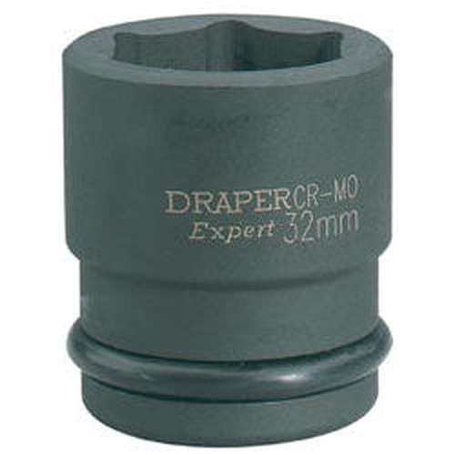 Draper Draper Hi-Torq 6 Point Impact Socket, 3/4" Sq. Dr., 32Mm Dr-28743