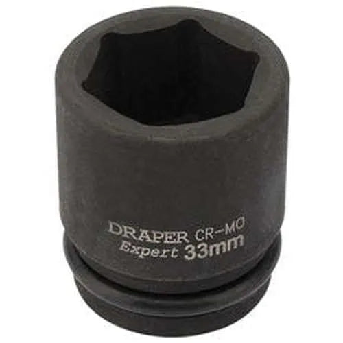 Draper Draper Hi-Torq 6 Point Impact Socket, 3/4" Sq. Dr., 33Mm Dr-93259