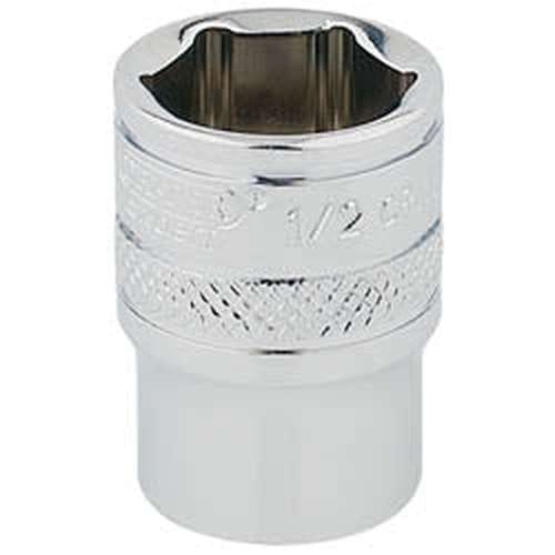 Draper Draper Hi-Torq 6 Point Socket, 1/4" Sq. Dr., 1/2" Dr-49010