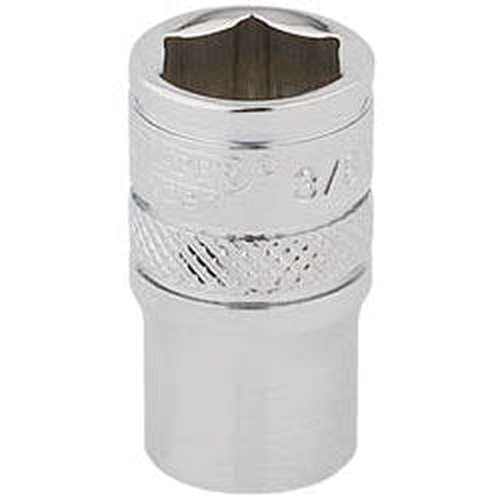 Draper Draper Hi-Torq 6 Point Socket, 1/4" Sq. Dr., 3/8" Dr-48914