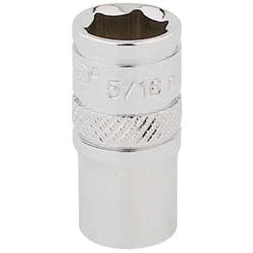 Draper Draper Hi-Torq 6 Point Socket, 1/4" Sq. Dr., 5/16" Dr-48670