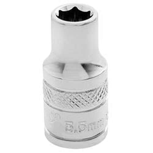 Draper Draper Hi-Torq 6 Point Socket, 1/4" Sq. Dr., 5.5Mm Dr-32449