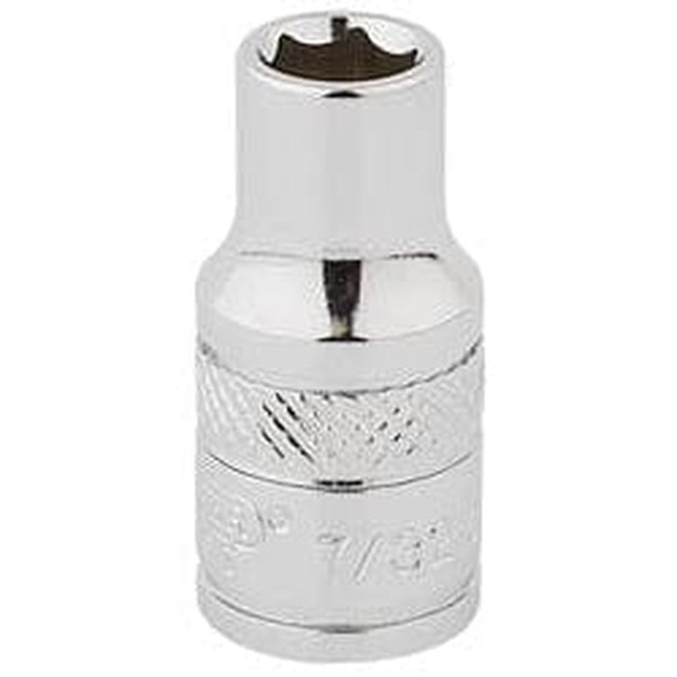 Draper Draper Hi-Torq 6 Point Socket, 1/4" Sq. Dr., 7/32" Dr-48371