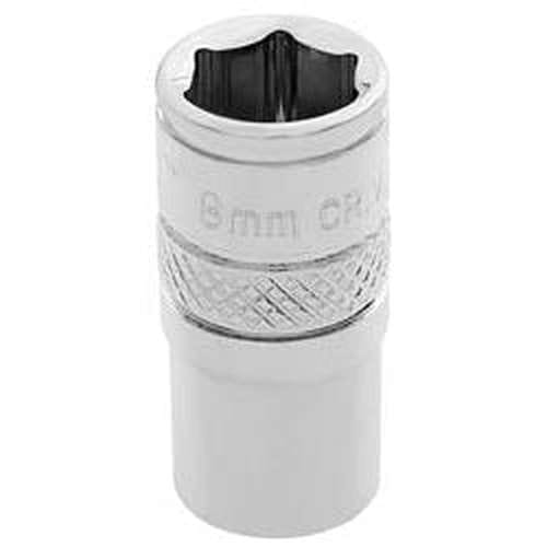 Draper Draper Hi-Torq 6 Point Socket, 1/4" Sq. Dr., 8Mm Dr-32536