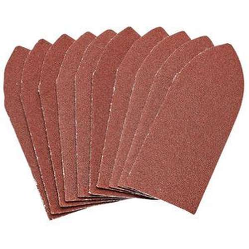 Draper Draper Hook And Loop Aluminium Oxide Sanding Sheets, 32 X 92Mm, 120 Grit (Pack Of 10) Dr-99262