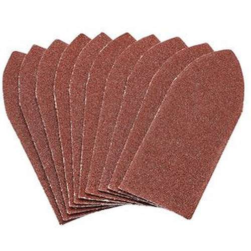 Draper Draper Hook And Loop Aluminium Oxide Sanding Sheets, 32 X 92Mm, 80 Grit (Pack Of 10) Dr-99261