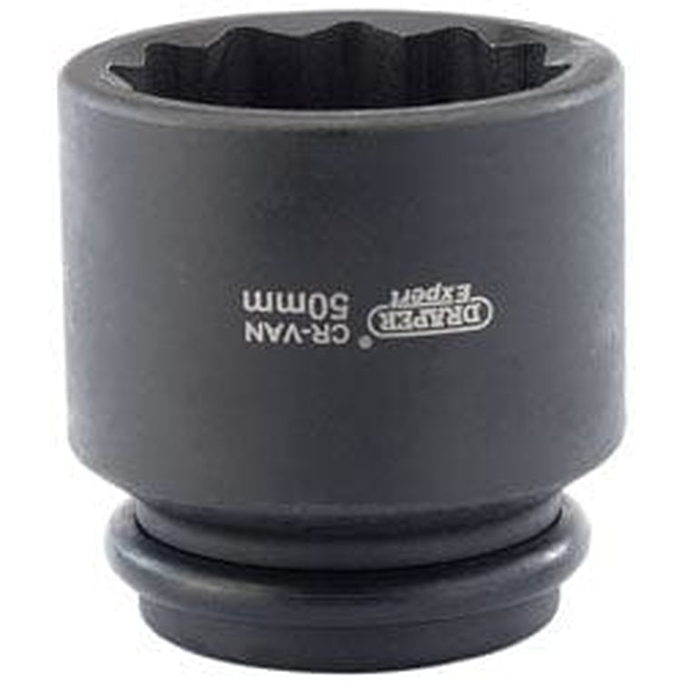 Draper Draper Hub Nut Impact Socket, 3/4" Sq. Dr., 50Mm Dr-33319