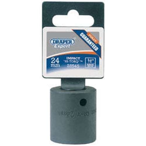 Draper Draper Impact Socket, 1/2" Sq. Dr., 24Mm Dr-28545