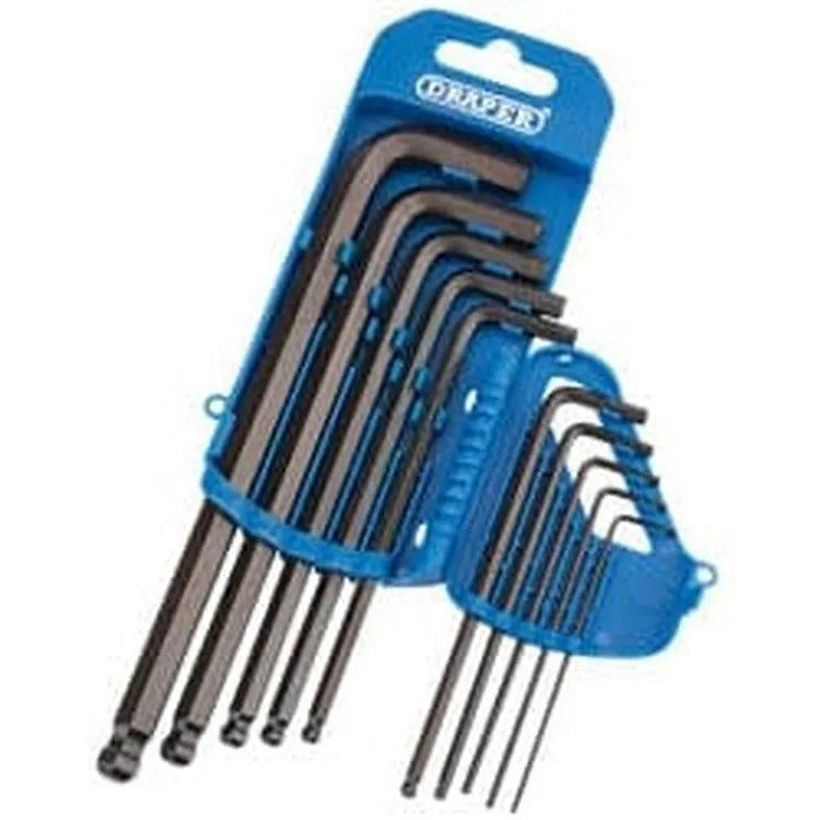 Draper Draper Imperial Hex. And Ball End Hex. Key Set (10 Piece) Dr-33716