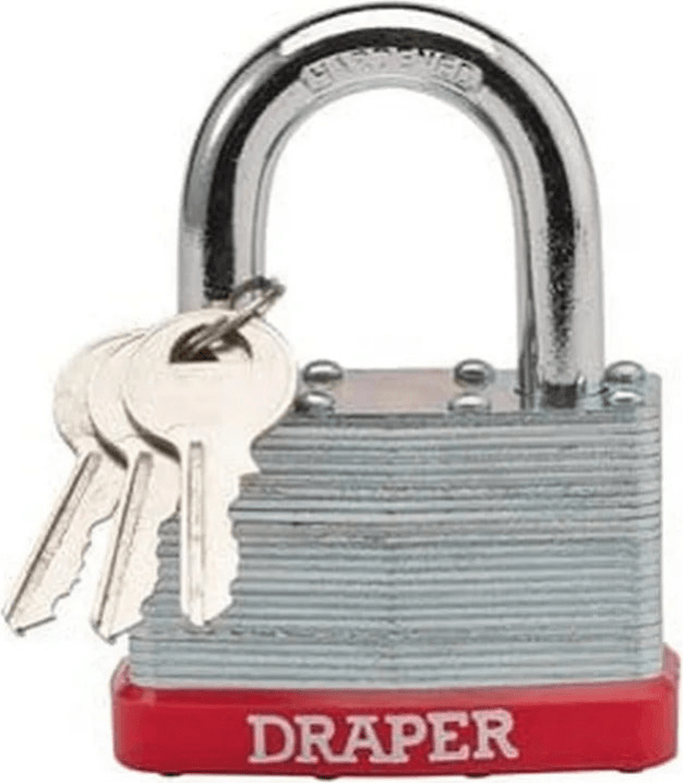 Draper 68807 Laminated Steel Padlock 65mm