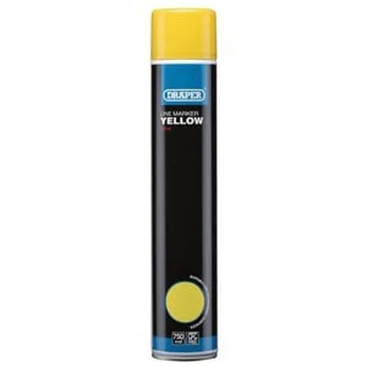 Draper Draper Line Marker Spray Paint, 750Ml, Yellow Dr-41916