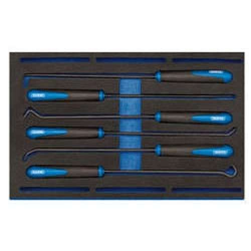 Draper Draper Long Reach Hook And Pick Set In 1/4 Drawer Eva Insert Tray (6 Piece) Dr-63494