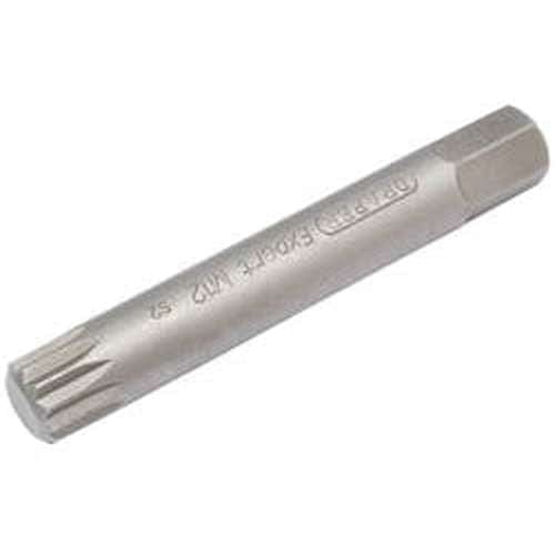 Draper Draper M12 X 75Mm Spline 10Mm Insert Bit For Mechanic'S Bit Sets Dr-33349