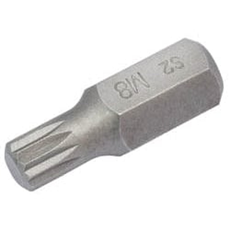 Draper Draper M8 X 30Mm Spline 10Mm Insert Bit For Mechanic'S Bit Sets Dr-33341