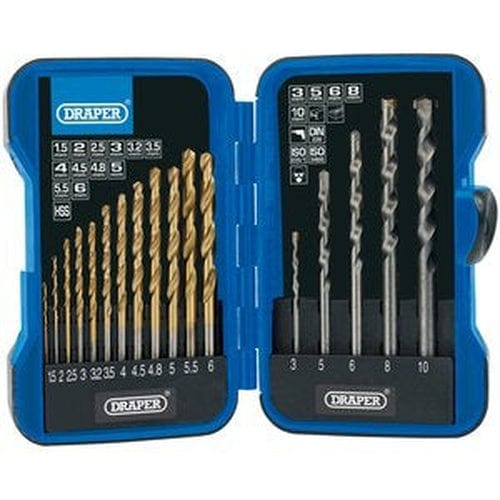 Draper Draper Metric Combined Hss And Masonry Drill Bit Set (17 Piece) Dr-18551