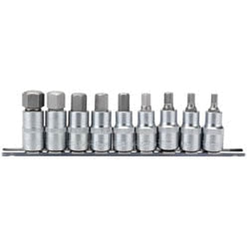 Draper Draper Metric Hex. Socket Bit Set, 1/2" Sq. Dr., 55Mm (9 Piece) Dr-16307