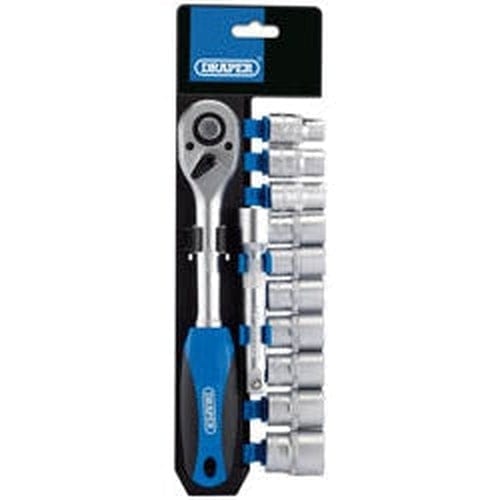 Draper Draper Metric Socket And Ratchet Set, 1/2" Sq. Dr. (12 Piece) Dr-16374