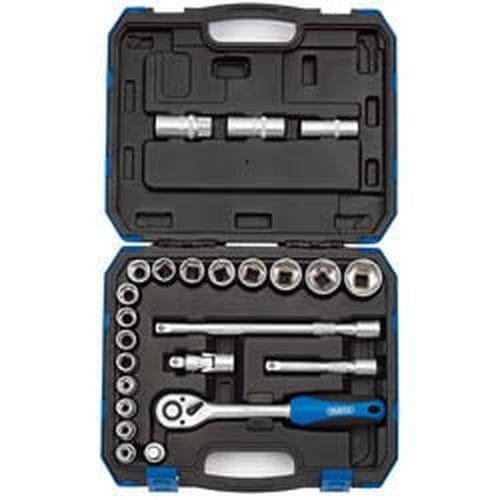 Draper Draper Metric Socket Set, 1/2" Sq. Dr. (24 Piece) Dr-16362