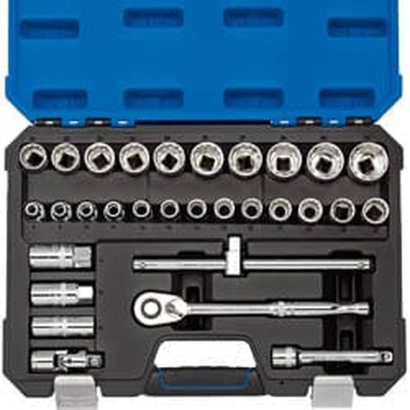 Draper Draper Metric Socket Set, 1/2" Sq. Dr. (30 Piece) Dr-16466