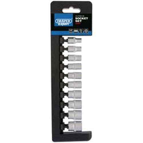 Draper Draper Metric Socket Set, 1/4" Sq. Dr. (10 Piece) Dr-50067