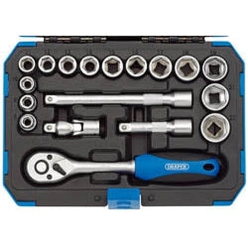 Draper Draper Metric Socket Set, 3/8" Sq. Dr. (18 Piece) Dr-16359