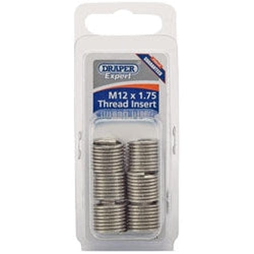 Draper Draper Metric Thread Insert Refill, M12 X 1.75 (Pack Of 6) Dr-21711