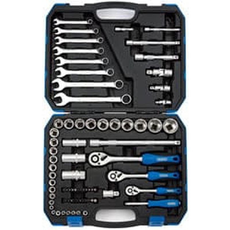 Draper Draper Metric Tool Kit, 1/4", 3/8" And 1/2" Sq. Dr. (75 Piece) Dr-16364