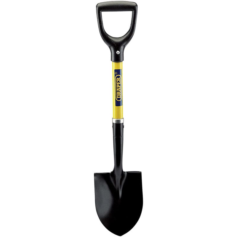 Draper Draper Mini Round Point Nose Fibreglass Shovel Snow Scoop Digging Spade 57569