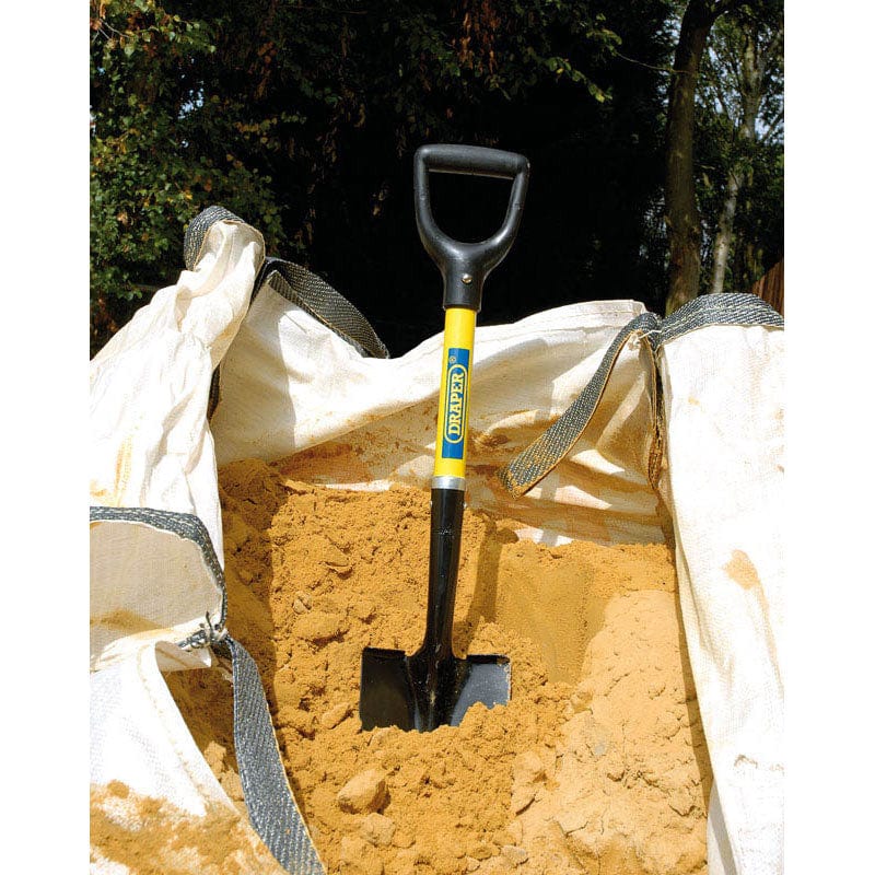 Draper Draper Mini Round Point Nose Fibreglass Shovel Snow Scoop Digging Spade 57569