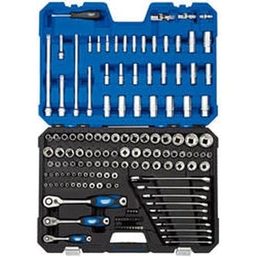 Draper Draper Mm/Af Combined Socket Set, 1/4", 3/8" And 1/2" Sq. Dr. (150 Piece) Dr-16460