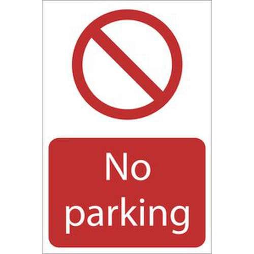 Draper Draper No Parking' Prohibition Sign, 400 X 600Mm Dr-72935