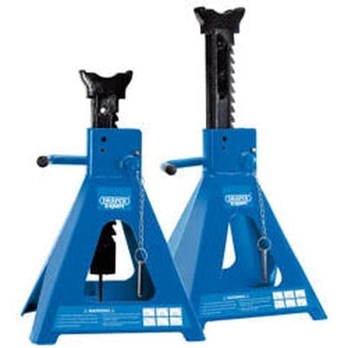 Draper Draper Pair Of Pneumatic Rise Ratcheting Axle Stands, 10 Tonne Dr-01815